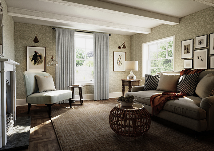 Culross (Blackout), Speckled Grey - Made to Measure Curtains - Image 7